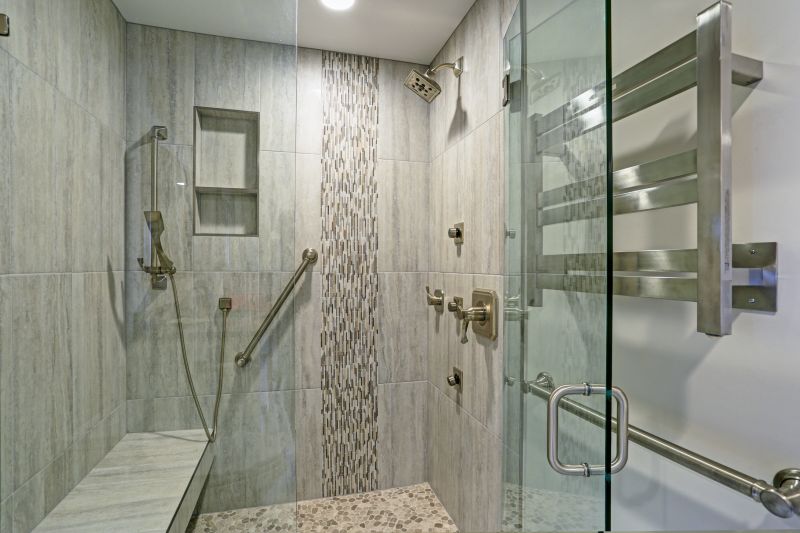 Open-Concept Shower with Natural Light